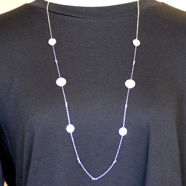 UNOAERRE ウノアエレ UNOAERRE K18ホワイトゴールド//白蝶貝