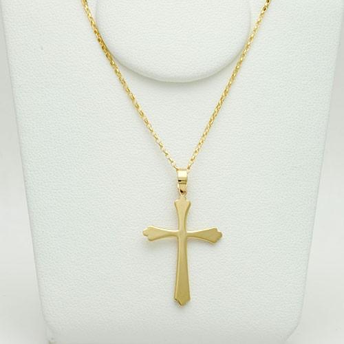 UNOAERRE ウノアエレ　ペンダントトップ　クロス　K18 UNOAERRE（ウノアエレ） ウノアエレ【UNOAERRE】K18イエローゴールド