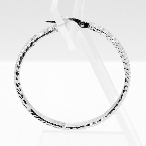 ウノアエレ K18WG フープピアス UNOAERRE ウノアエレ 18金 ピアス K18 18K フープピアス