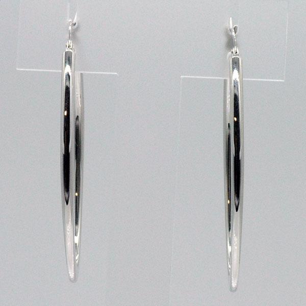 UNOAERRE（ウノアエレ） UNOAERRE K18WGホワイトゴールド フープピアス