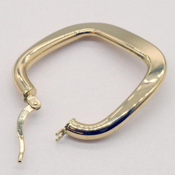 ウノアエレ【フープピアス】デザインピアス K18YG UNOAERRE ウノアエレ 18金 ピアス K18 18K フープピアス