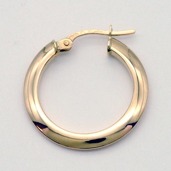 UNOAERRE（ウノアエレ） UNOAERRE K18イエローゴールド フープピアス