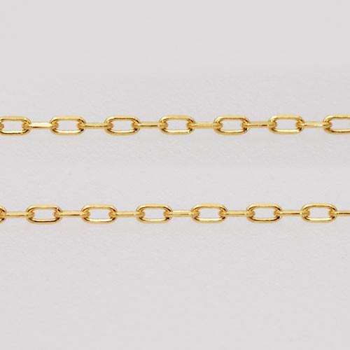 K18 750 イエローゴールド アズキチェーン ロングネックレス 61cm 楽天