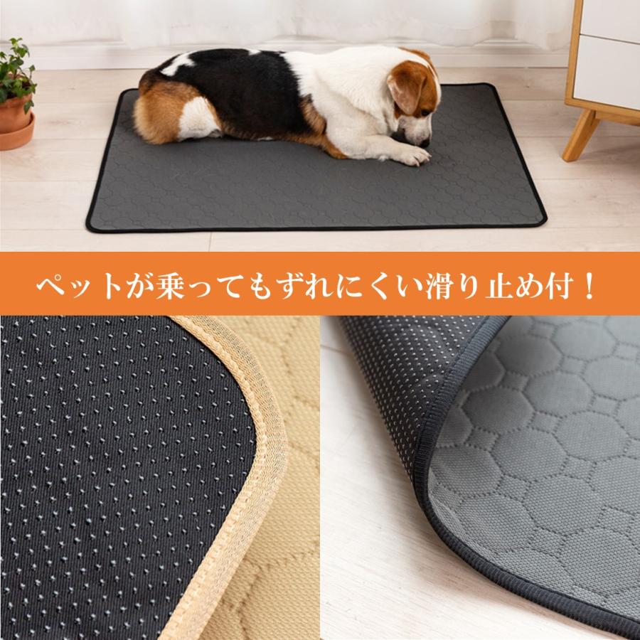 ペットシーツ トイレシート 洗える 犬 猫 吸収 繰り返し 滑り止め トイレ マット 安い 防水 エコ |  | 02