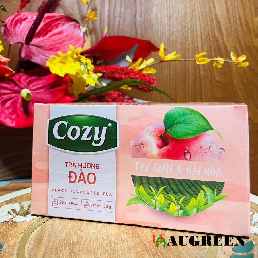 ベトナム産ピーチティー Cozy ティーバッグ25袋入 桃茶 温活 紅茶 お茶 フレーバーティー 茶 桃 PEACH TEA |  | 01