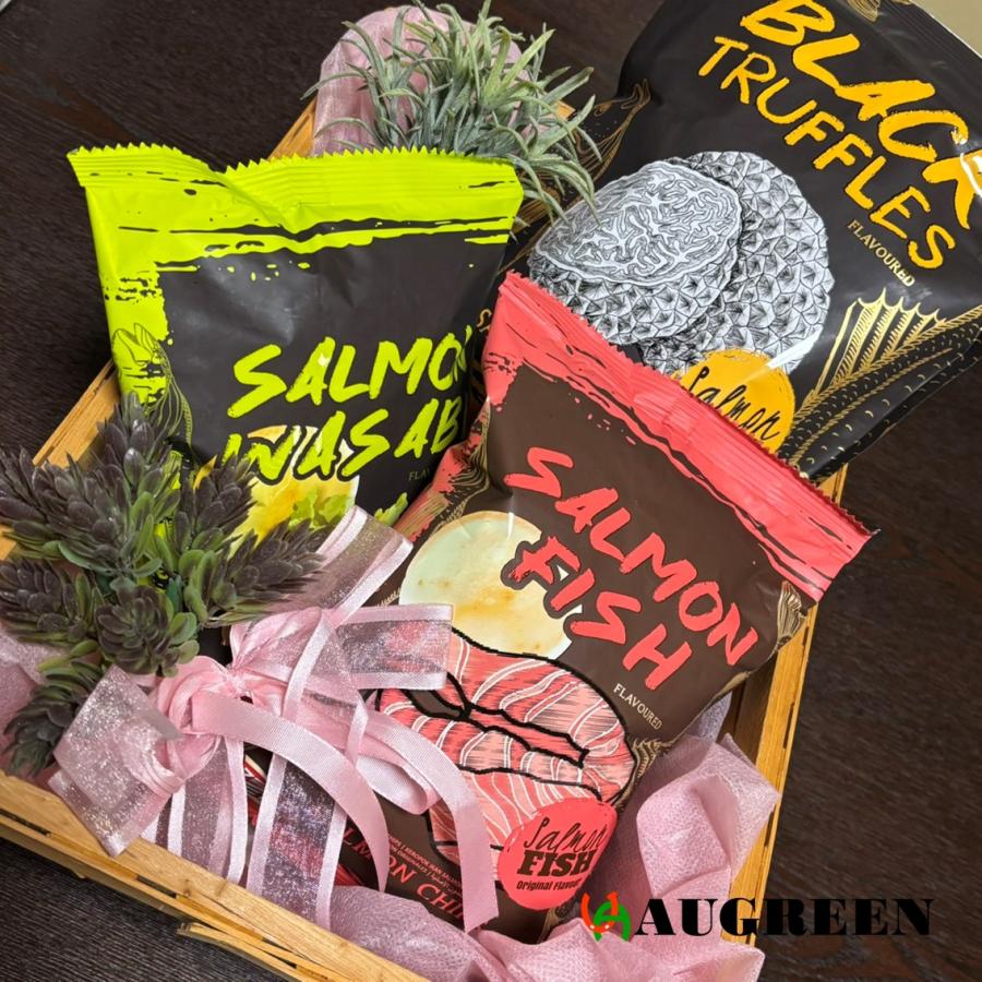 ZENZEN サーモンチップス 70g  オリジナル ブラックトリュフ わさび マレーシア 進化系 スナック 鮭 おつまみ 菓子 チップ せんべい おやつ 海外 |  | 04