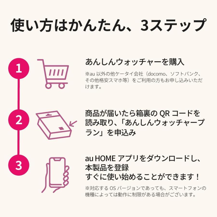 KDDI あんしんウォッチャー au 子供 GPS 見守り 小型 行動履歴 最大1