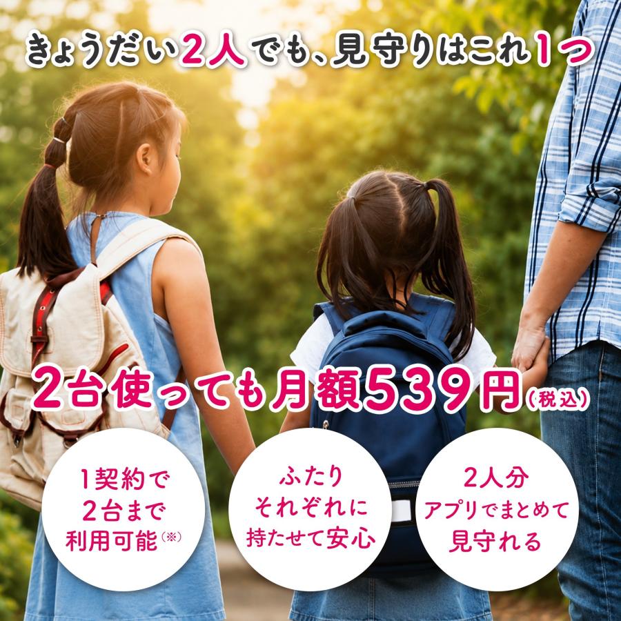 sujady)2個)未使用)開封通電後発送)あんしんウォッチャー KDDI あんしんウォッチャー au 子供 GPS 見守り 小型 行動履歴 最大1