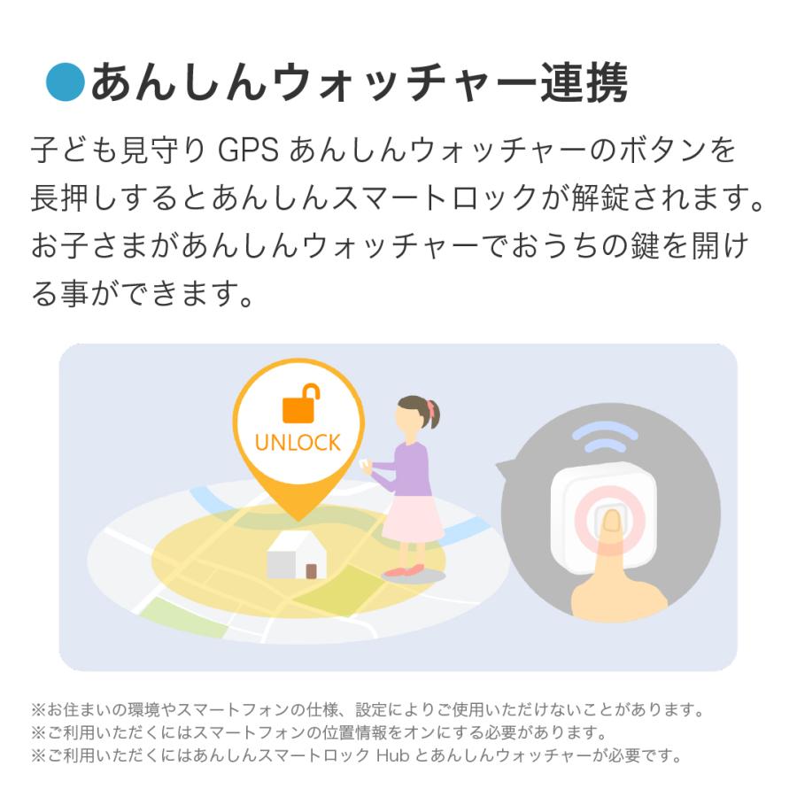 あんしんスマートロック＋あんしんスマートロック Hub 閉め出しトラブル対応  閉め忘れ通知 手ぶら解錠 ツーロック連動  あんしんウォッチャー連携｜auhome｜07