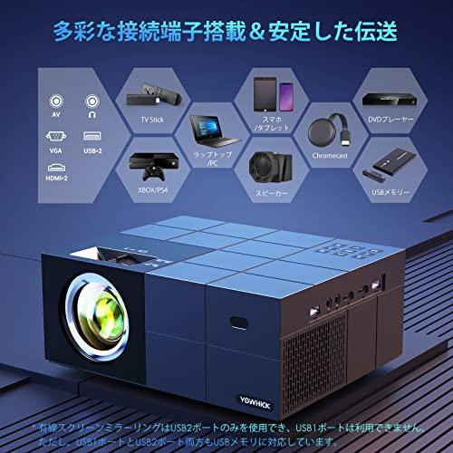 最新家庭用・ビジネス両用＆100スクリーン付き】YOWHICK 5GWiFi 