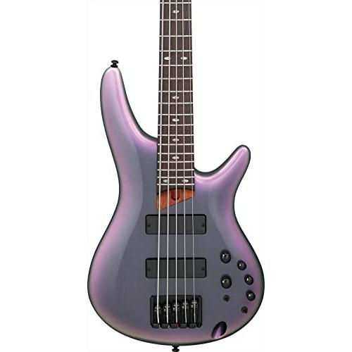 【２点セット】 Ibanez/アイバニーズ Bartolini PU搭載 弦間ピッチ調整可能 5弦ベース 【ブラック・オーロラ・バースト・グロス】 SR505E 【AA1562973039】(54630円)