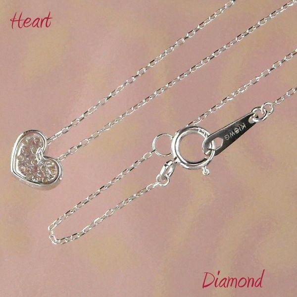 18金ホワイトゴールドのあずきチェーン