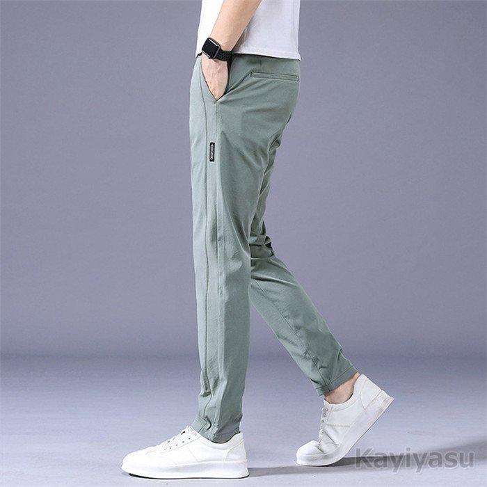 スキニーパンツ ひんやり チノパンツ メンズ ストレッチパンツ 夏 冷感 メッシュ 通気 長ズボン ストレート 美脚 薄手 スリムパンツ オシャレ 涼しい スポーツ 人気ブランドの