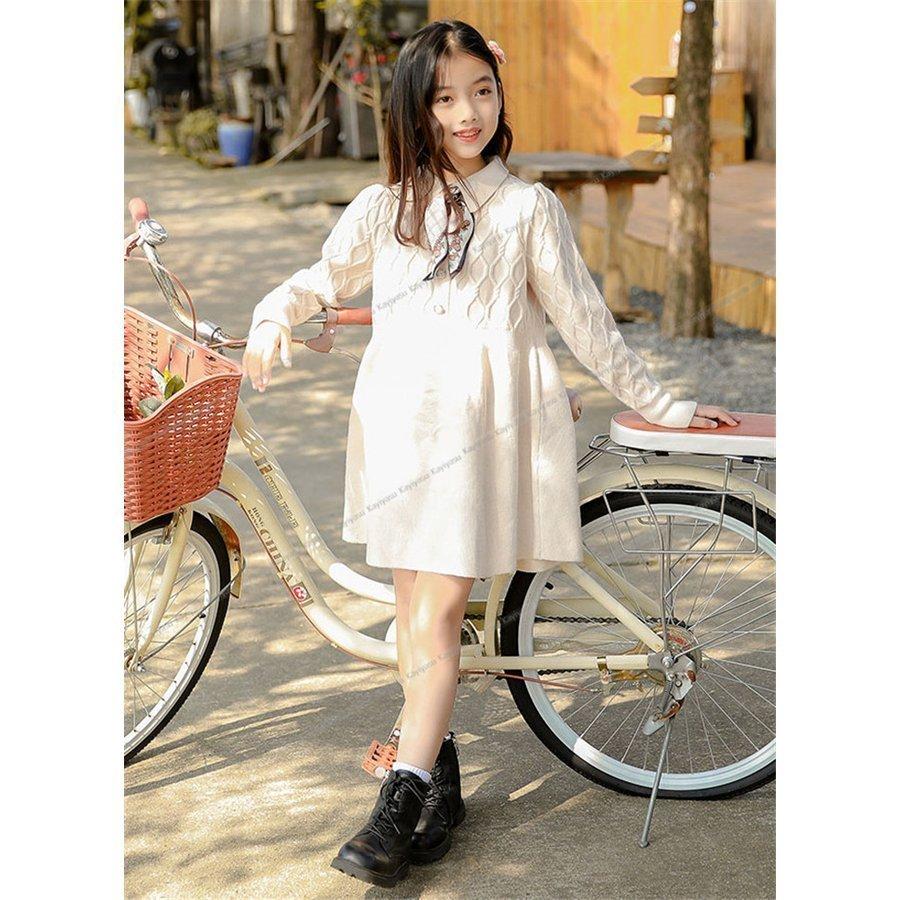 カタログギフトも ニット ワンピース 子供服 女の子 セーター ケーブルニット 長袖 編みニットワンピース ワンピ インナー Aライン 結婚式 発表会 きれいめ リボン エレガント Dprd Jatimprov Go Id
