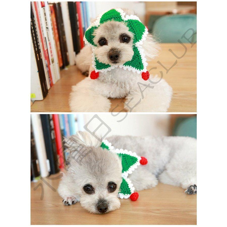 ペットネックレス クリスマス ドッグウェア ネックレス プレゼント ベル ペット用品 マフラー メリヤス 可愛い 手作り 犬服 犬用 猫服 猫用 長さ調節可能 首飾り 通信販売 プレゼント