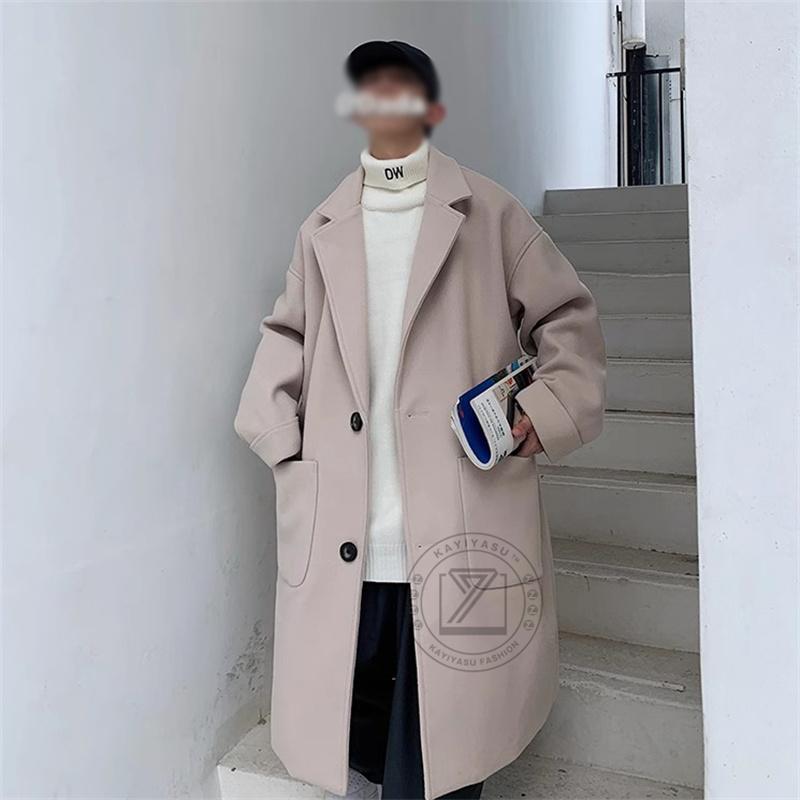 チェスターコート メンズ ロングコート 秋冬用 紳士服 メルトンコート