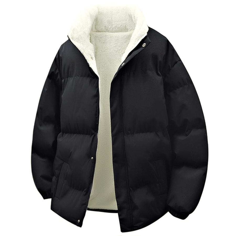 ダウンジャケット 中綿ダウン メンズ レディース ボア付き 大きい