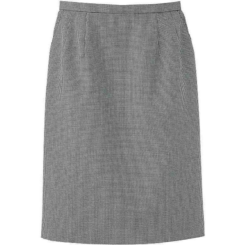 ボンマックス（BONMAX） スカート ストレッチスカート ひざ丈 千鳥格子