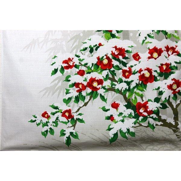 タペストリー 壁掛け 掛軸 四季 冬 寒椿 椿 : アップストアー