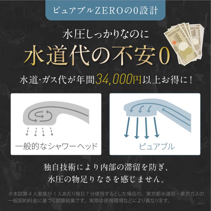 【9,000円OFF】シャワーヘッド 九州産 最新モデル ピュアブル 節水シャワーヘッド 節水 塩素除去 日本製 マイクロバブル 水圧強い 軽量 |  | 15