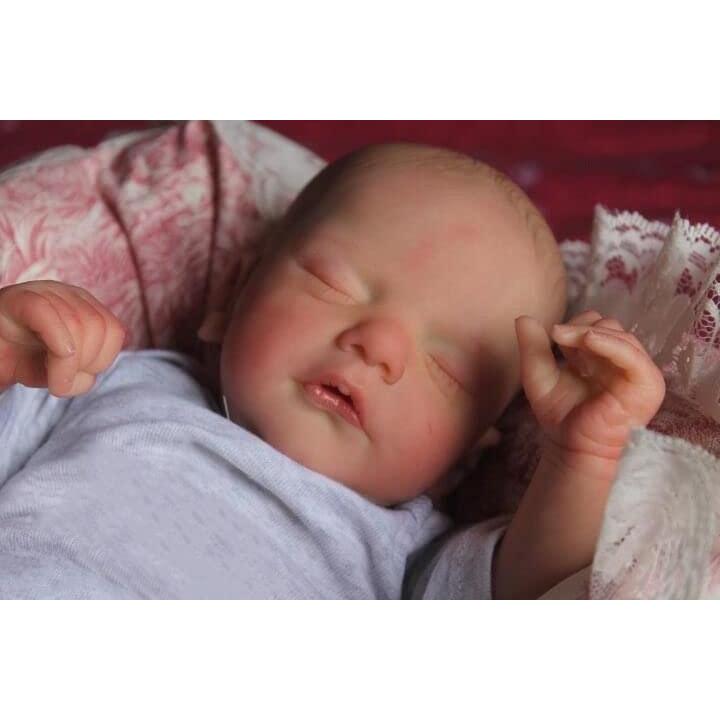 OCSDOLL 18インチ リアル 新生児 赤ちゃん 人形 サム ビニール 睡眠 ベビードール シリコン リボーン ベビードール 本物そっくり 目を閉じて 女の子ギフト｜aurinkousa｜07