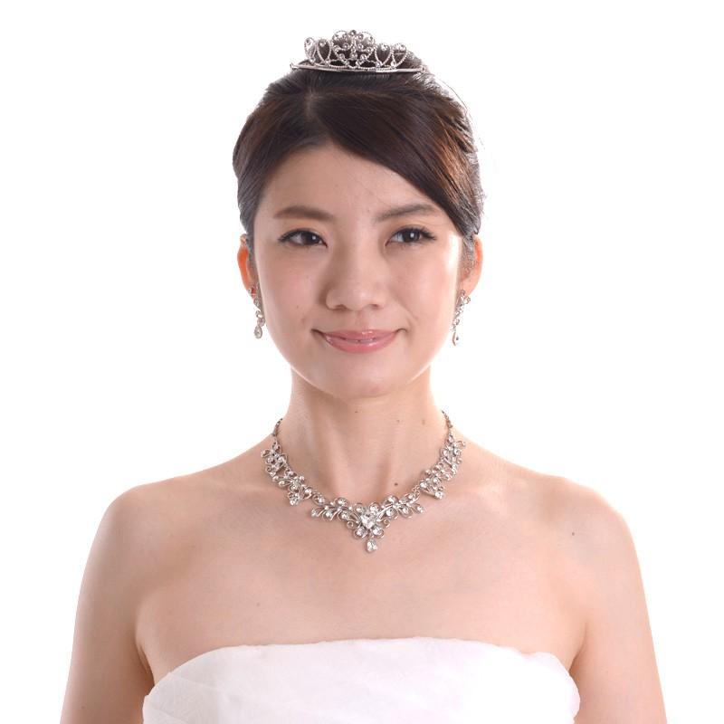 aurora クリスタルハートミニティアラ 90 日本製 国産 スワロフスキー