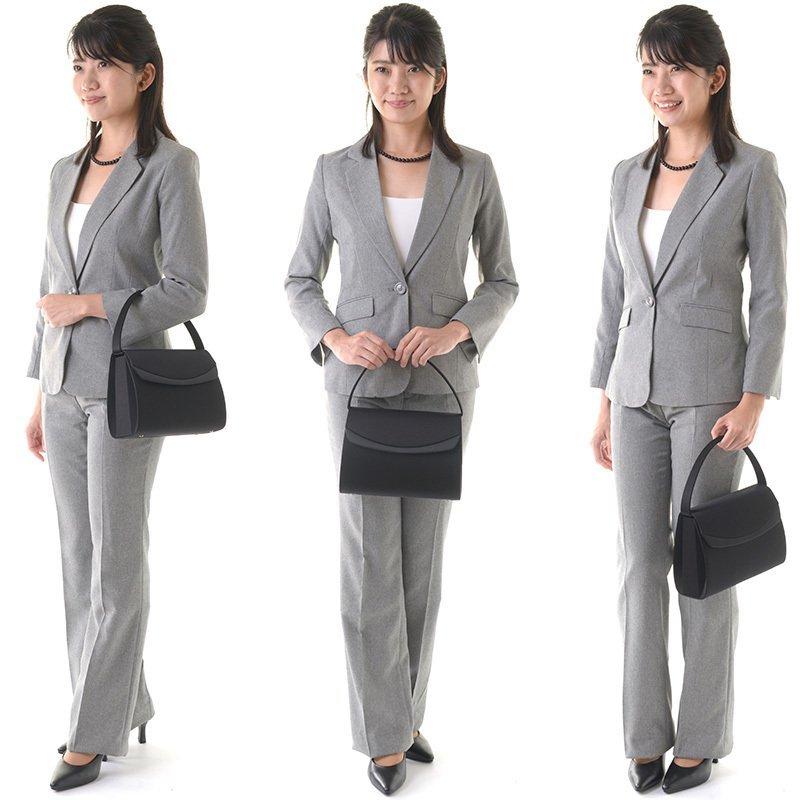 aurora ブラック フォーマルバッグ 日本製 抗菌消臭ネーム はっ水 撥水