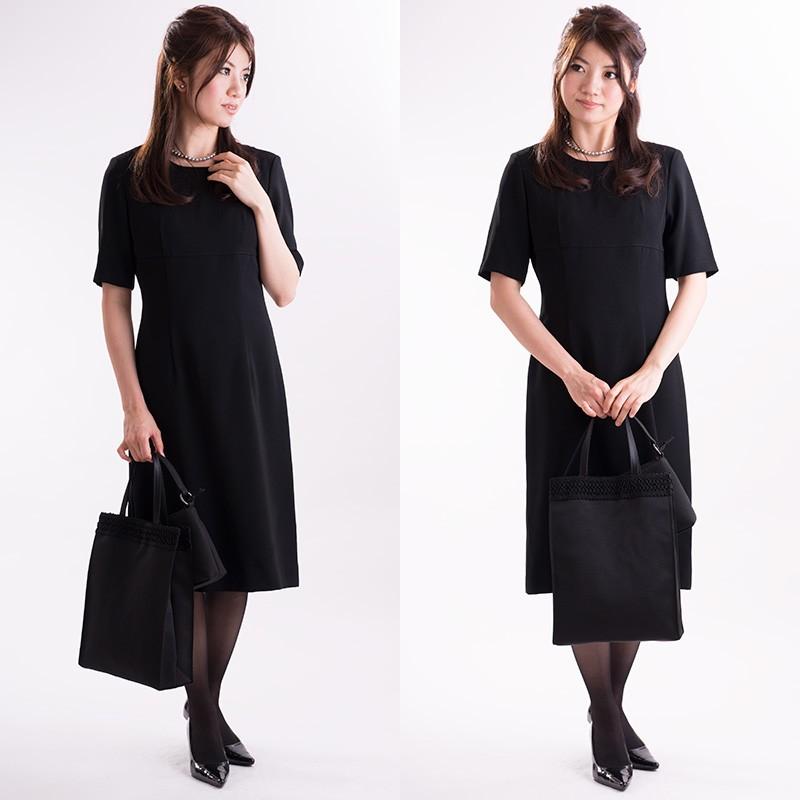 aurora ブラック フォーマルバッグ サブバッグ 袱紗 日本製3点セット