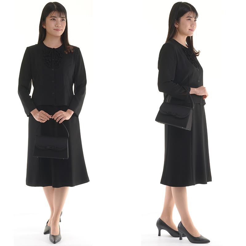 aurora ブラック フォーマルバッグ 日本製 大きめ 撥水 はっ水