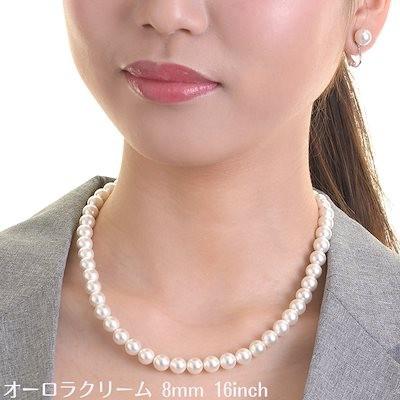 aurora 高級花珠オーロラ本貝パール8mmネックレス イヤリング ピアス