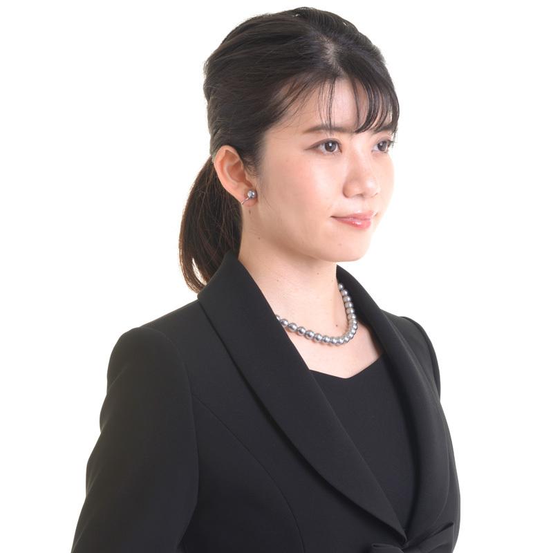 aurora 高級花珠オーロラ本貝パール9mmネックレス イヤリング ピアス