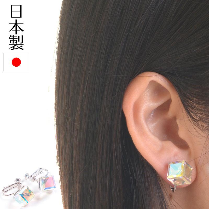 aurora(ファッション) Swarovski イヤリング スワロフスキー 日本製 