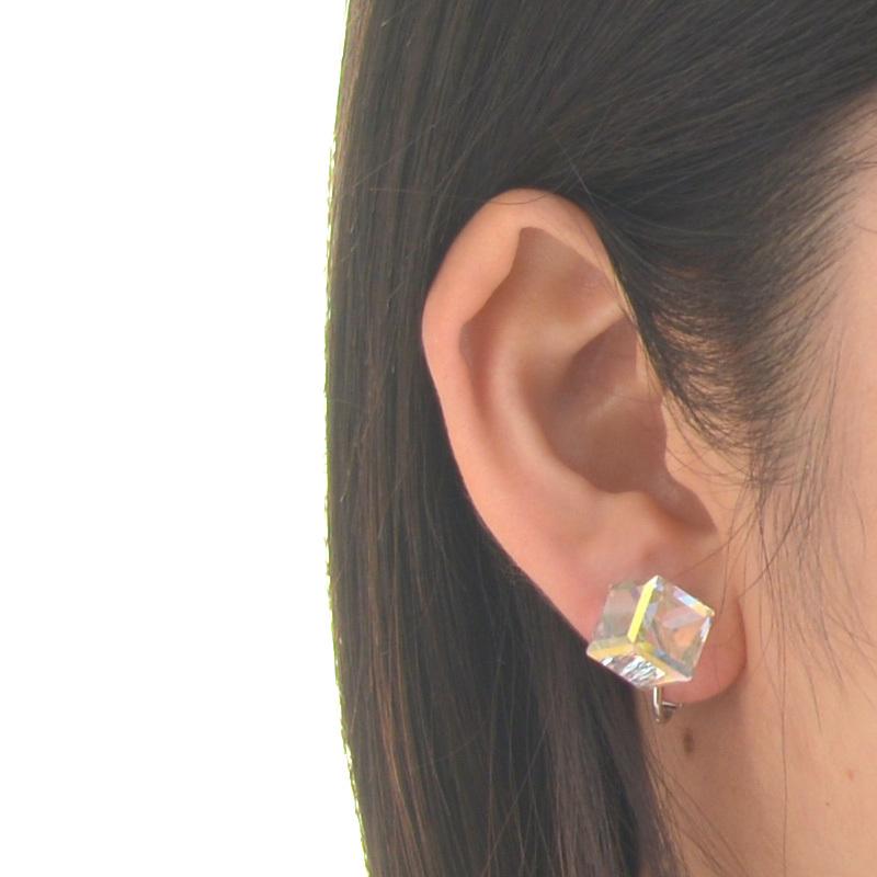 aurora Swarovski イヤリング スワロフスキー 日本製 クリスタル
