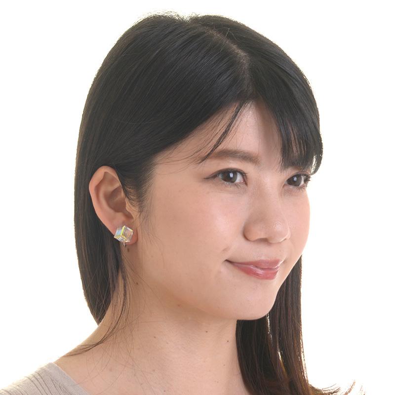 aurora Swarovski イヤリング スワロフスキー 日本製 クリスタル