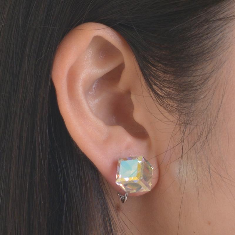 aurora Swarovski イヤリング スワロフスキー 日本製 クリスタル