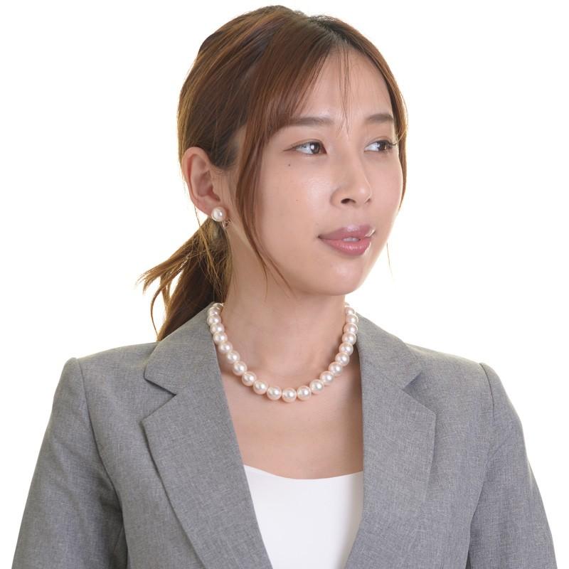 aurora 高級12mm花珠南洋黒蝶オーロラ本貝パールネックレス タヒチ黒蝶