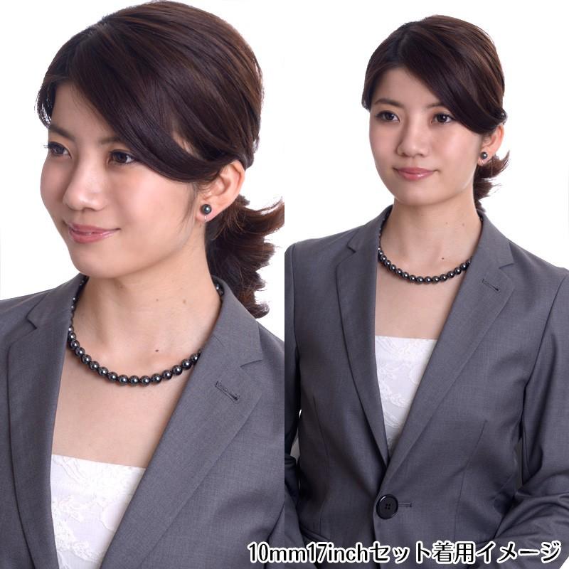 aurora 18インチ 10mm 花珠南洋黒蝶オーロラ本貝パール ネックレス