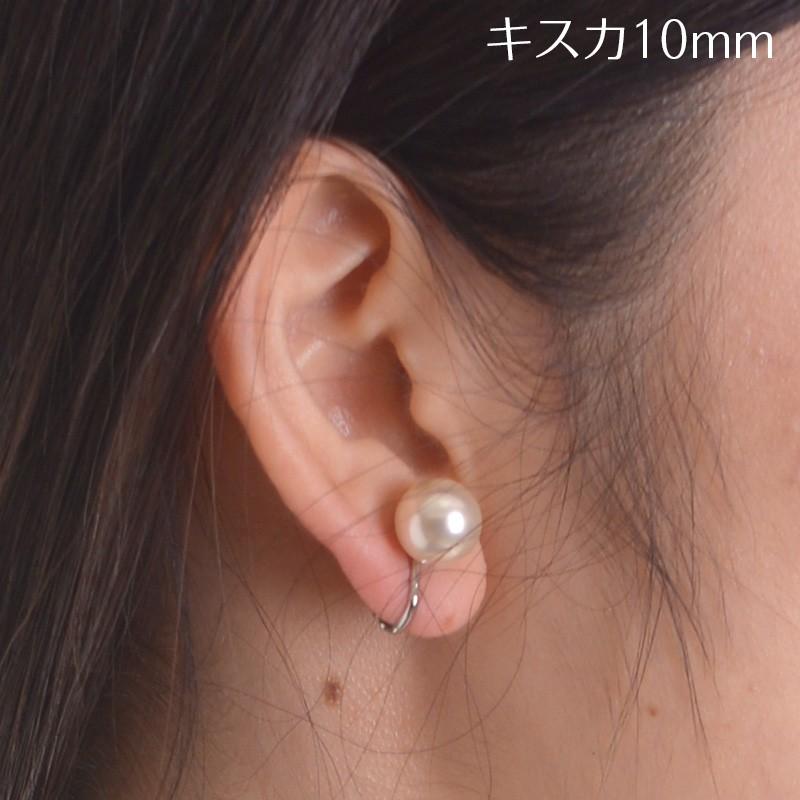 日本製10mm本貝パールイヤリング 職人手作り品 | aurora(ファッション) | 05