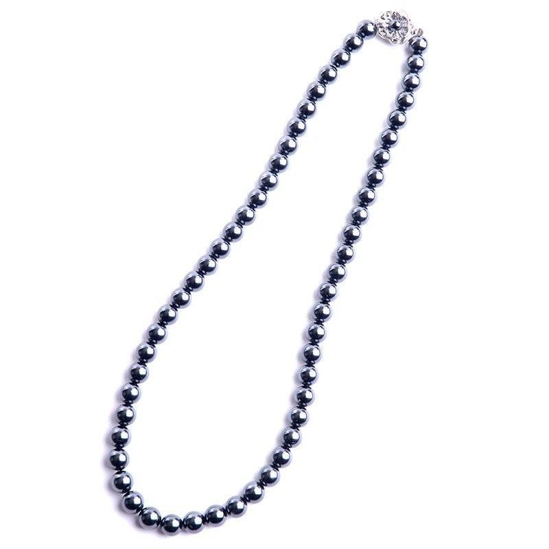 aurora(ファッション) 日本製8mm本貝パールネックレス 18インチ 職人