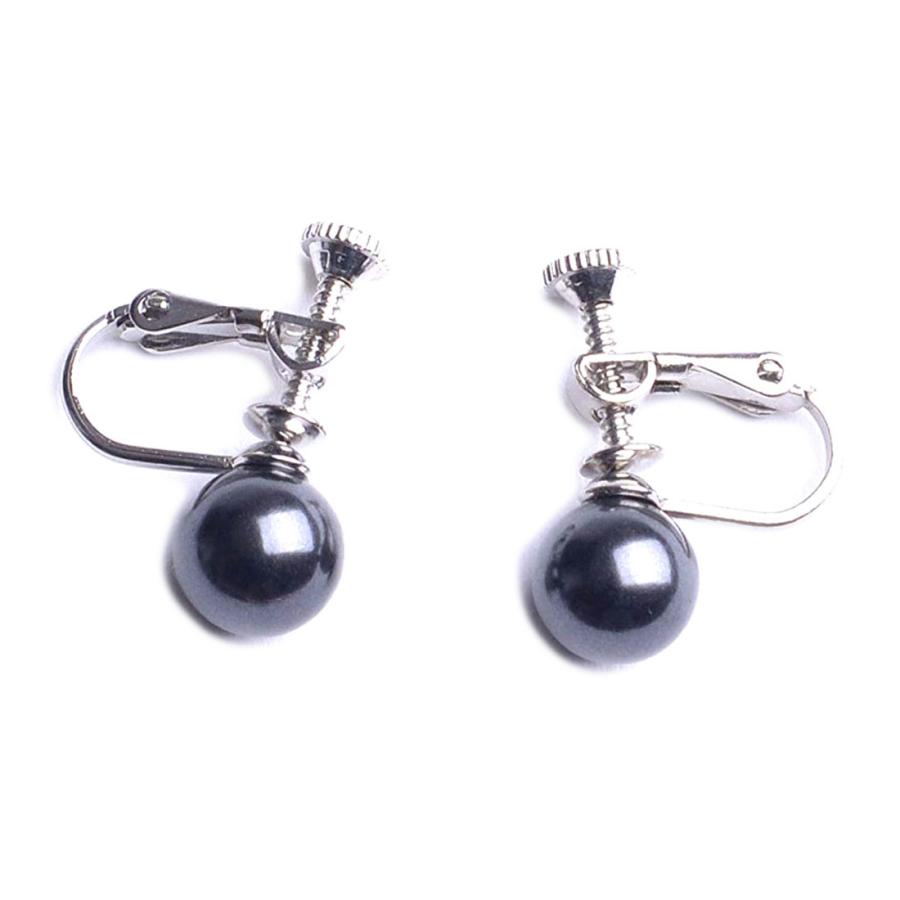 日本製8mm本貝パールネックレス イヤリング ピアス セット 冠婚葬祭 結婚式 16インチ 17インチ 18インチ 職人手作り品 | aurora(ファッション) | 15