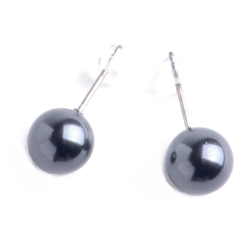 日本製8mm本貝パールネックレス イヤリング ピアス セット 冠婚葬祭 結婚式 16インチ 17インチ 18インチ 職人手作り品 | aurora(ファッション) | 16