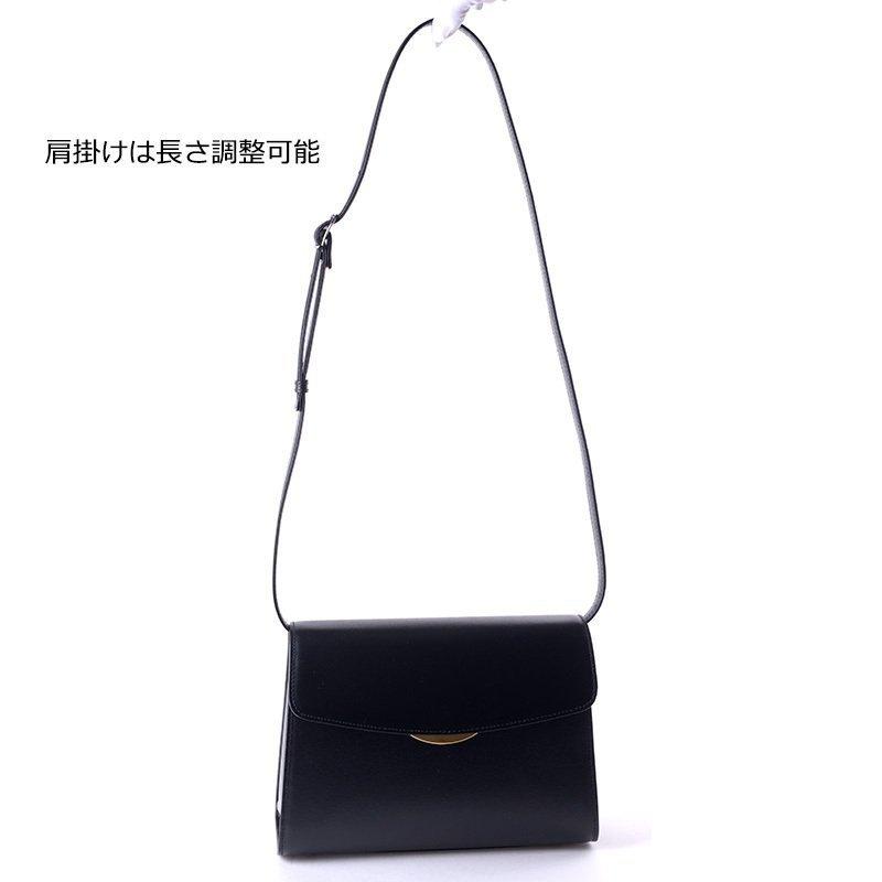 aurora B品返品不可 本革ブラックフォーマルバッグ 3way留め具 箱なし