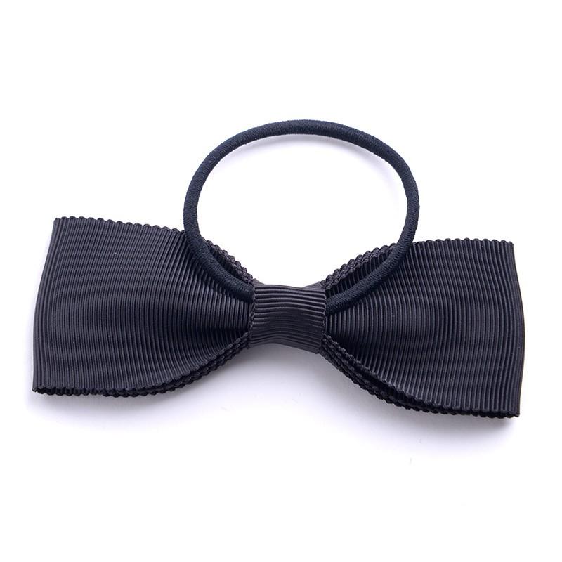 aurora グログランリボンヘアゴムポニー大 日本製ヘアアクセサリー