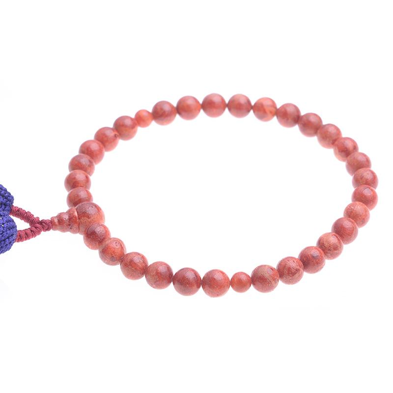 珊瑚 念珠 aurora(ファッション) 天然珊瑚数珠 8mm 念珠 共仕立 女性用