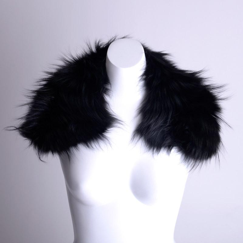 aurora(ファッション) ラクーンカラー タヌキ ティペット マフラー  