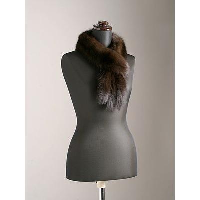 aurora ロシアンセーブルマフラー ダーク : アウローラ フォーマル