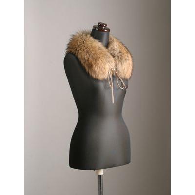 aurora ラクーンファーティペット（ナチュラル） 毛皮、ファーの