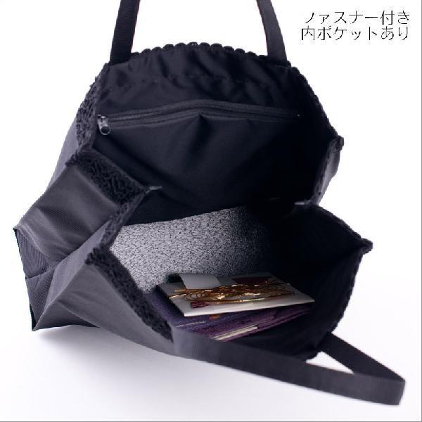 サブバッグ A4縦型 ブラックフォーマル フォーマルバッグ 大きめ 黒 結婚式 冠婚葬祭 葬儀 お受験 入学 卒業 | aurora(ファッション) | 02