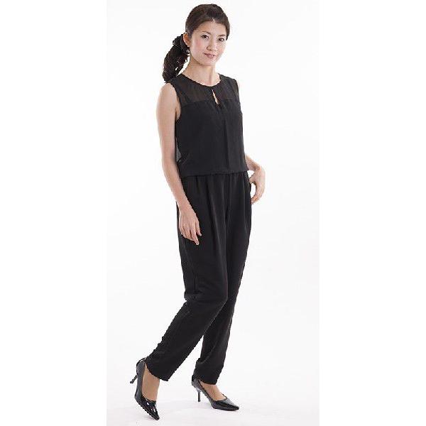 aurora コンビネゾンクラップドパンツドレス パーティードレス 結婚式