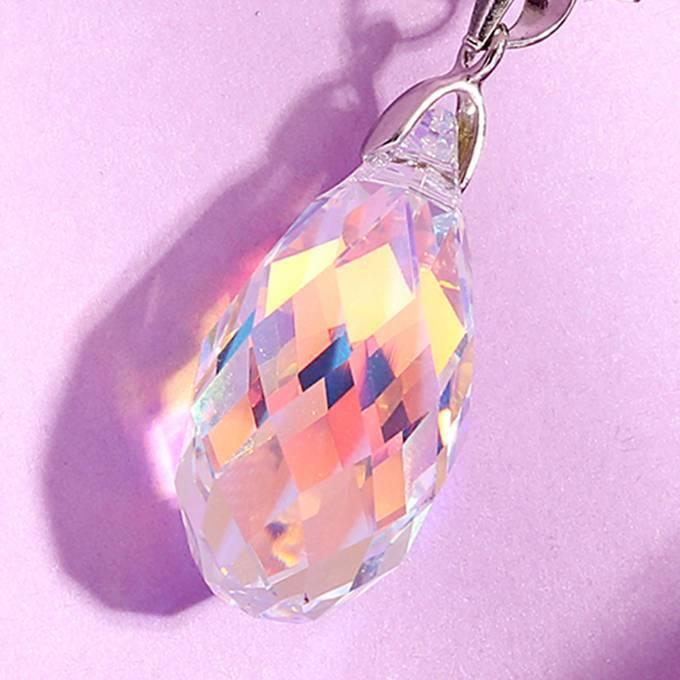 スワロスキー　ネックレス・ピアス　ティアドロップ　SWAROVSKI SWAROVSKI - スワロフスキー ティアドロップ ピアス 正規品